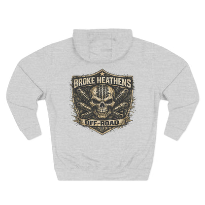 Broke Heathens Off-Road Skull hoodie