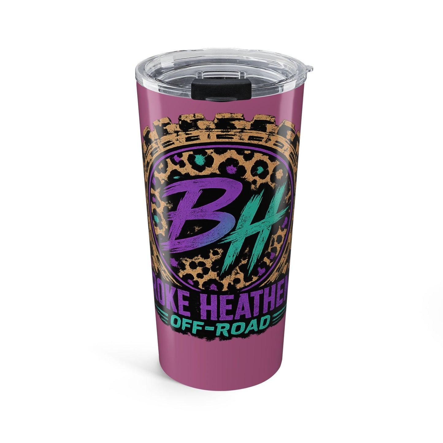 Broke Heathens Cheetah Print Tumbler