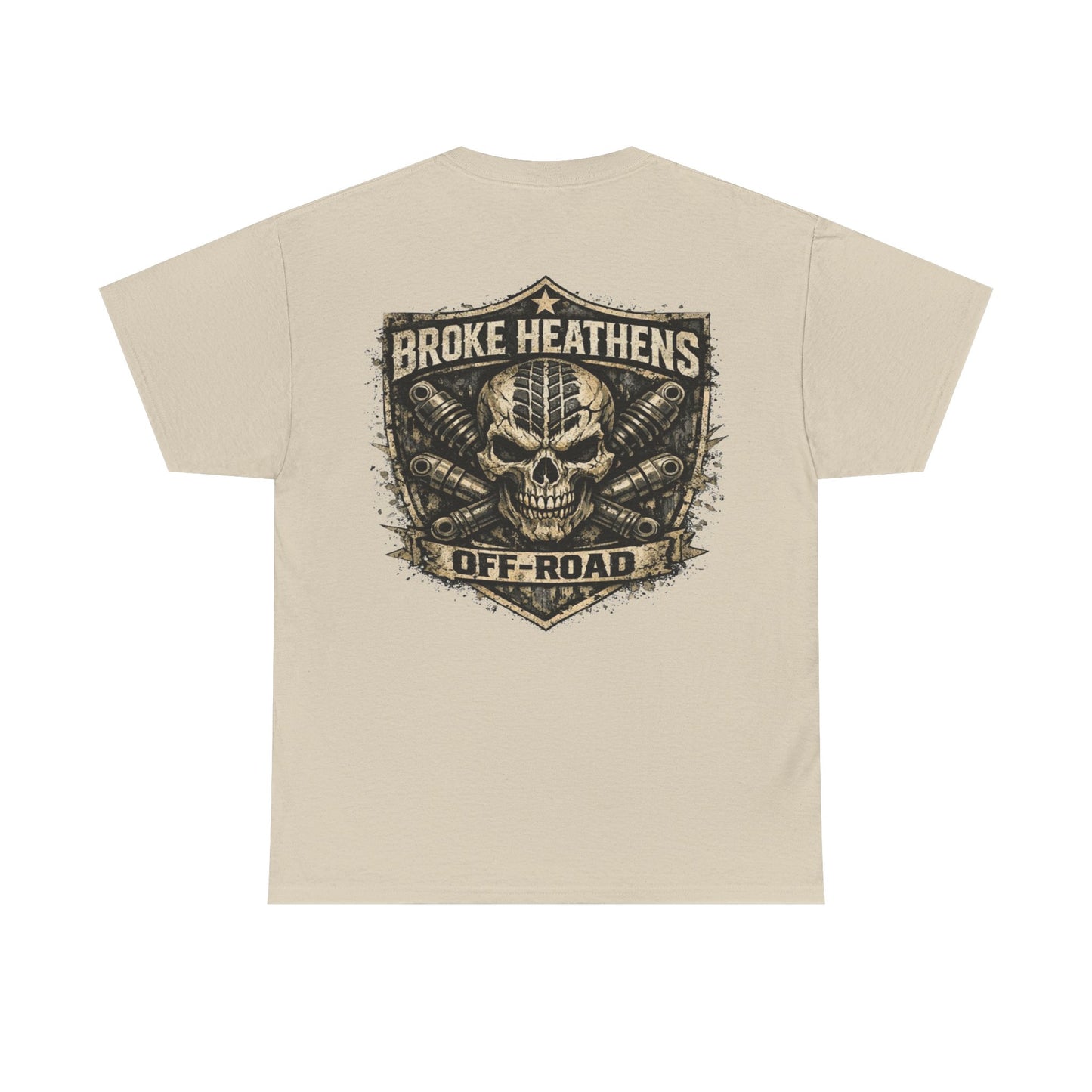 Broke Heathens Off-Road Skull T -Shirt