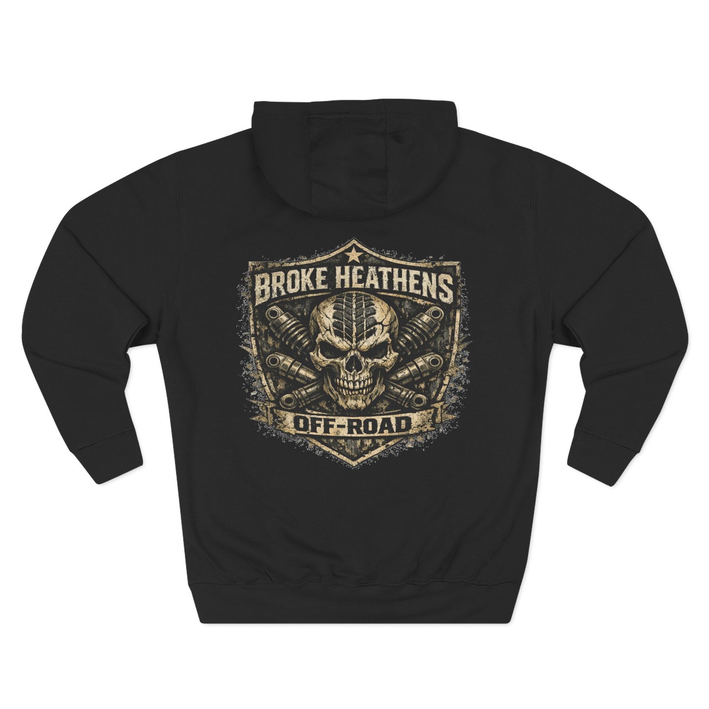 Broke Heathens Off-Road Skull hoodie