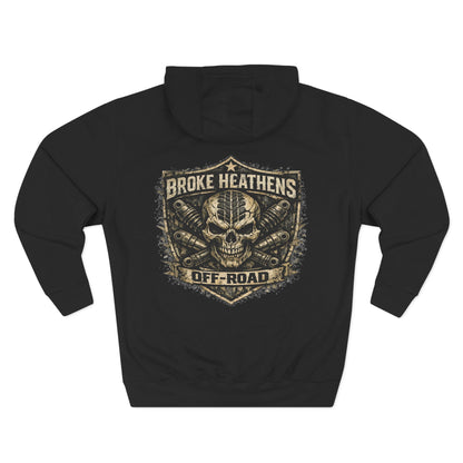 Broke Heathens Off-Road Skull hoodie