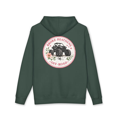 Broke Heathens Floral Hoodie