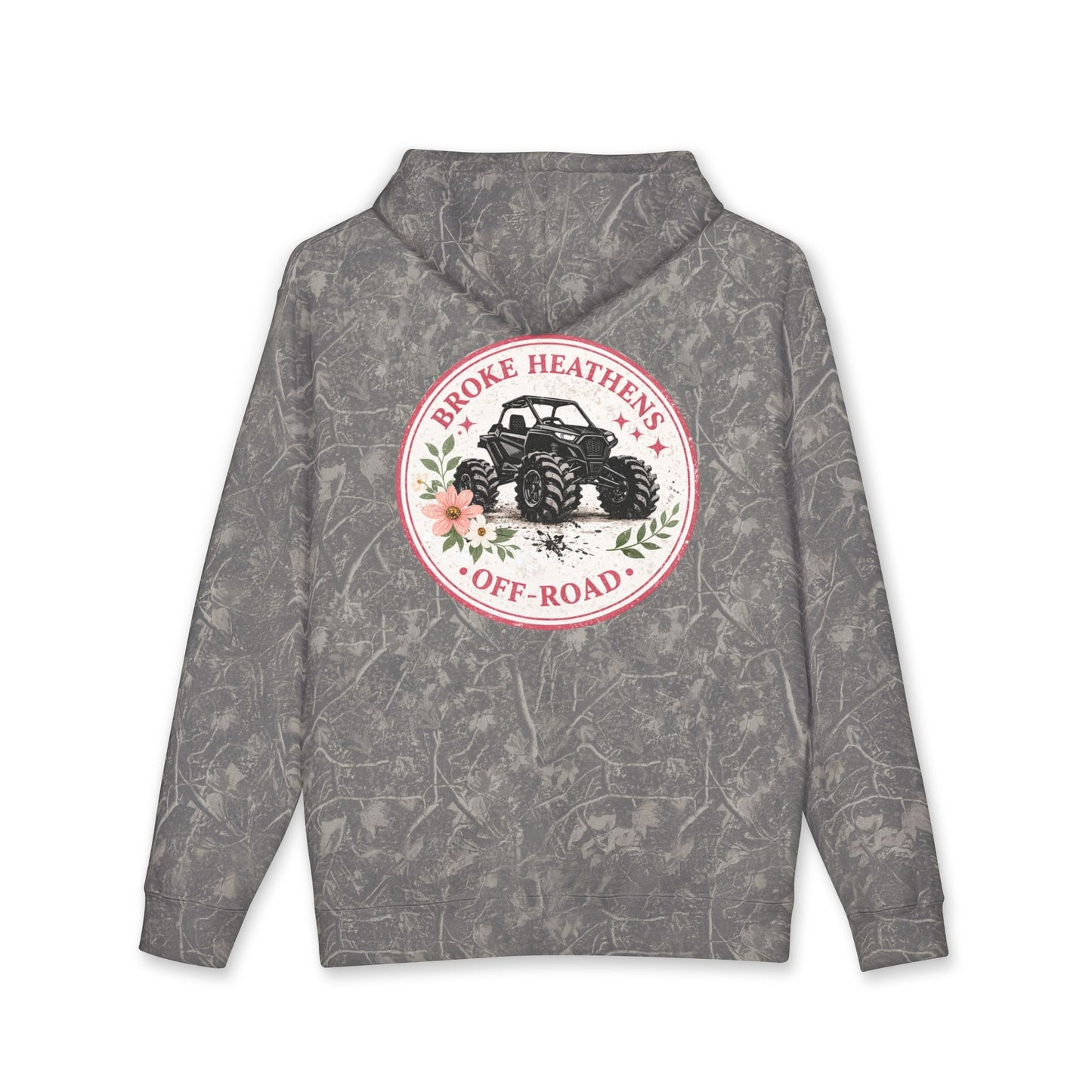Broke Heathens Floral Hoodie