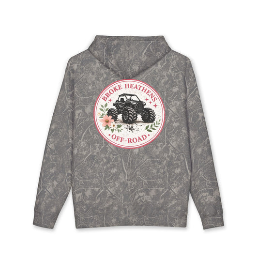 Broke Heathens Floral Hoodie