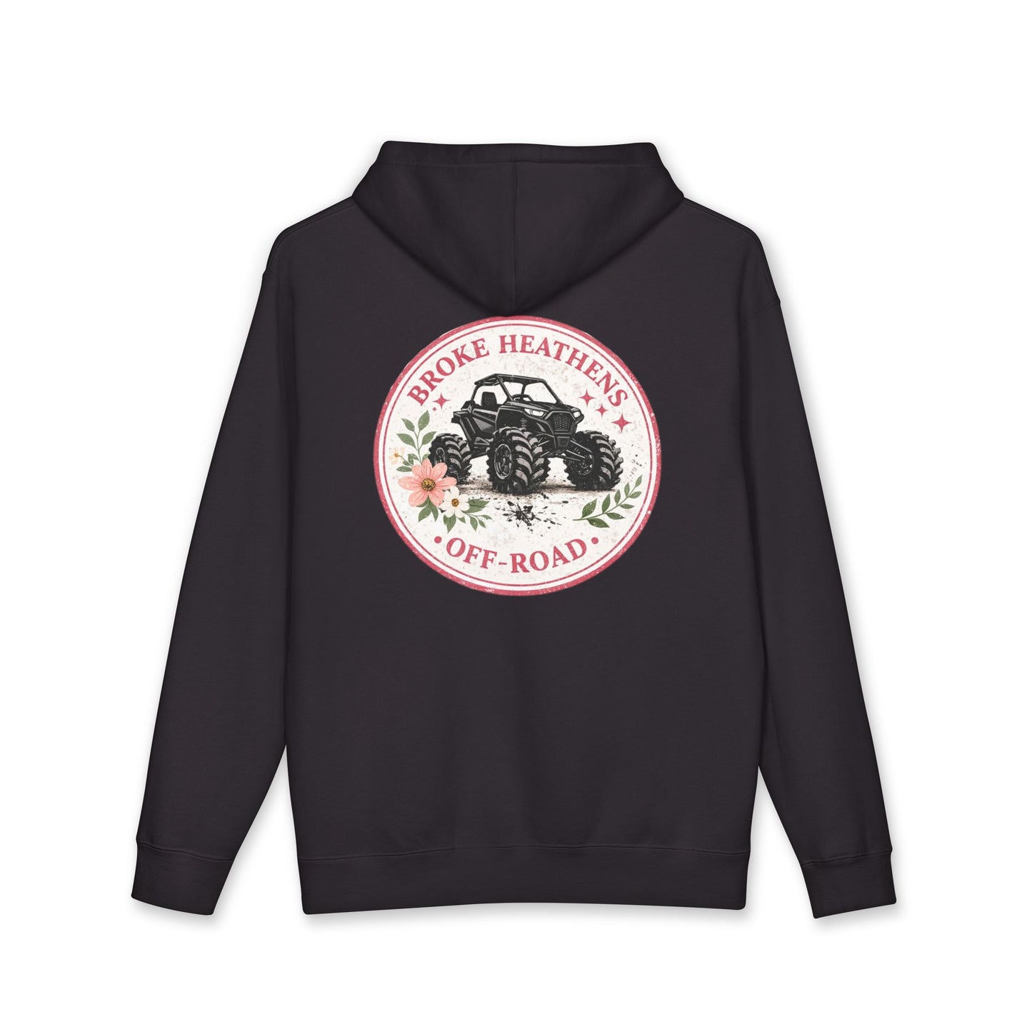 Broke Heathens Floral Hoodie