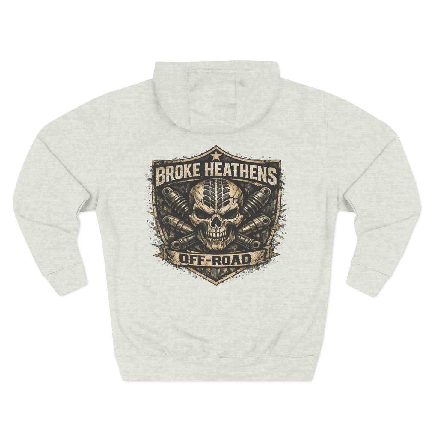 Broke Heathens Off-Road Skull hoodie