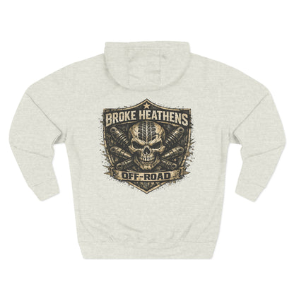 Broke Heathens Off-Road Skull hoodie