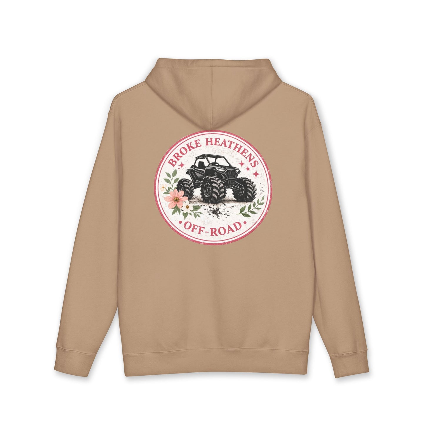 Broke Heathens Floral Hoodie