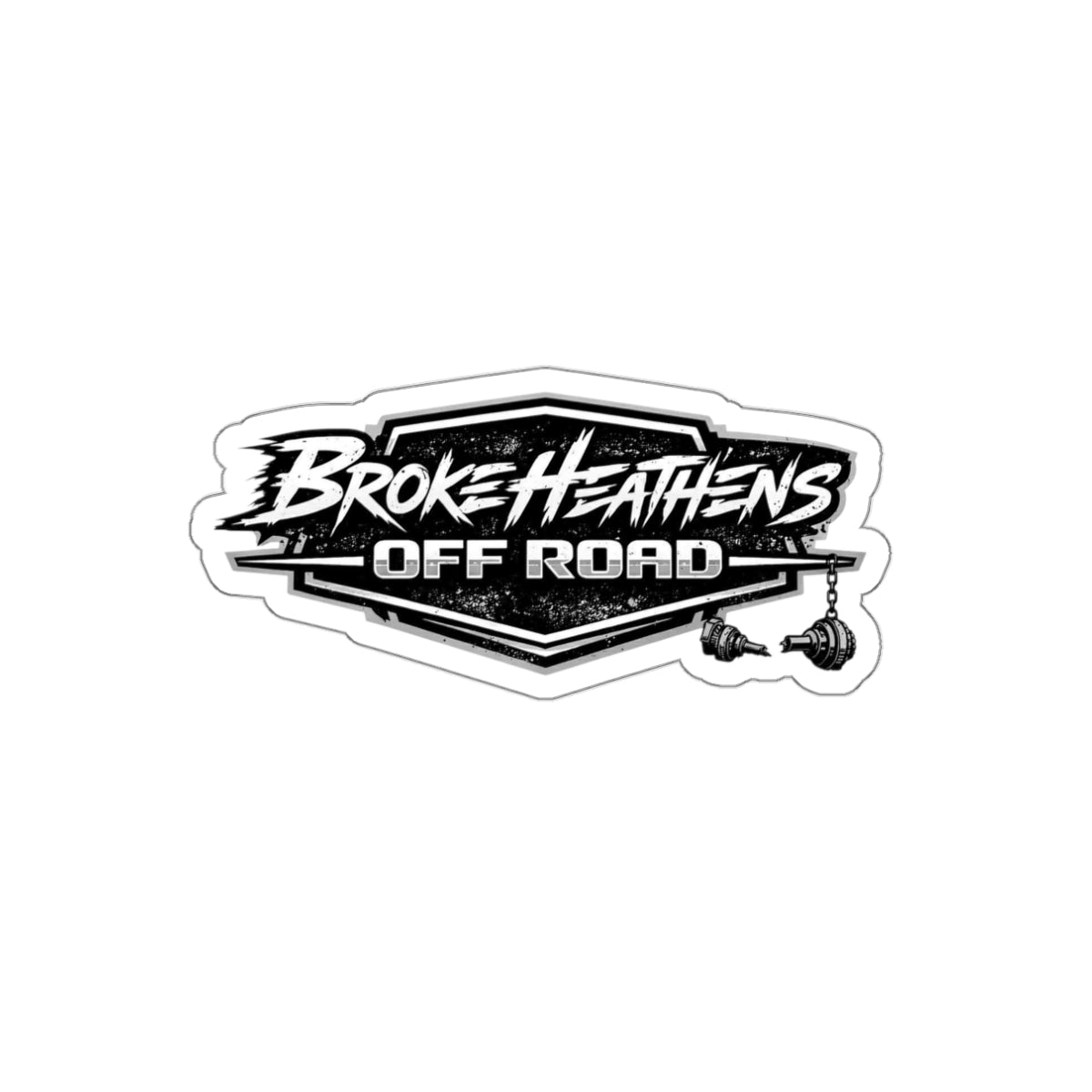 Broke Heathens Off Road Sticker