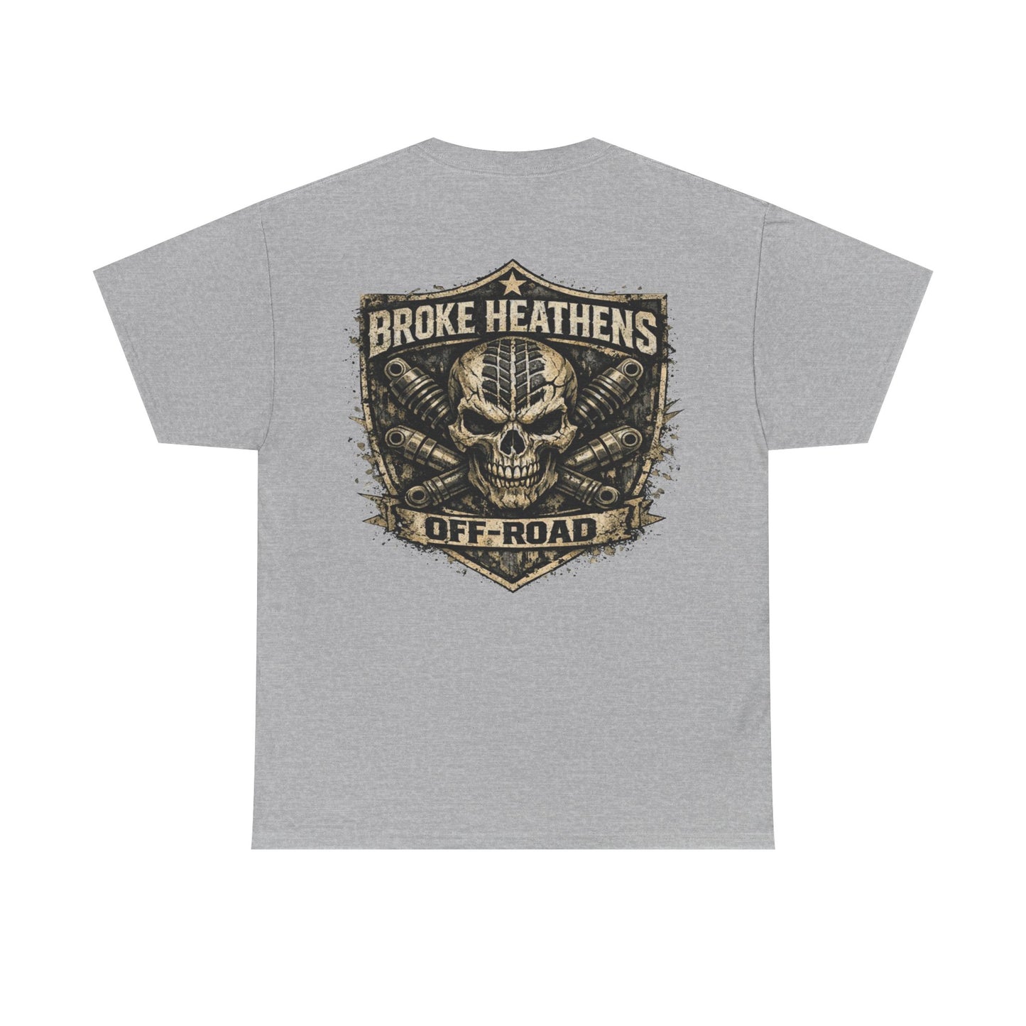 Broke Heathens Off-Road Skull T -Shirt