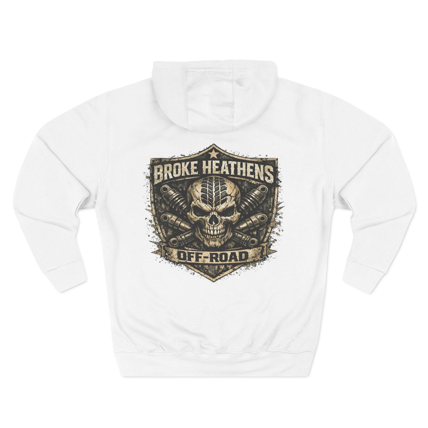 Broke Heathens Off-Road Skull hoodie