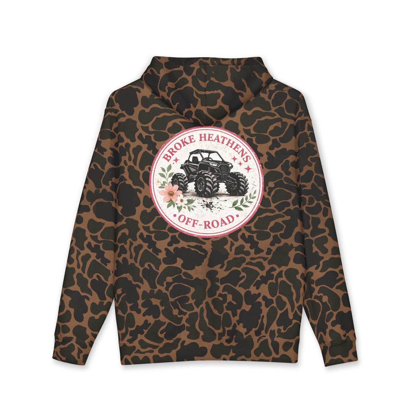 Broke Heathens Floral Hoodie