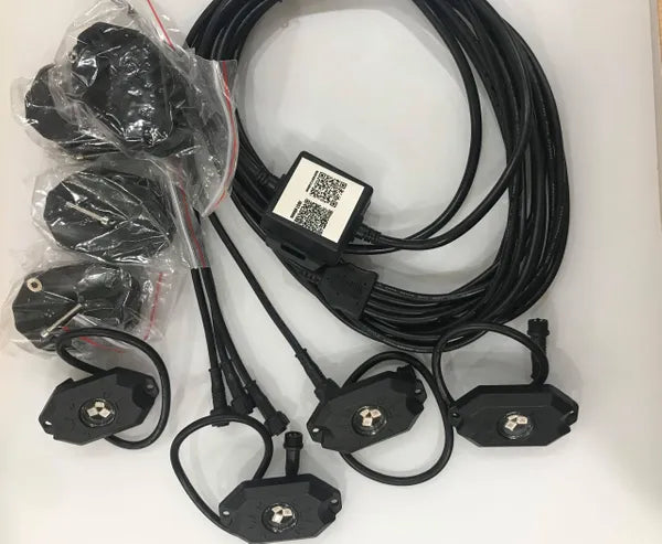 6-PACK RGB BLUETOOTH ROCK LIGHTS SUPER BRIGHT!!