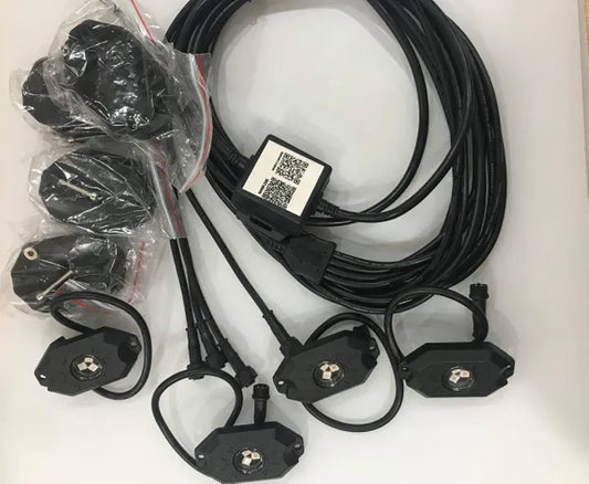 6-PACK RGB BLUETOOTH ROCK LIGHTS SUPER BRIGHT!!